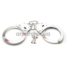 Наручники Beginner's Metal Cuffs, серебрянные - Фото №1