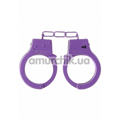 Наручники Ouch! Beginner's Handcuffs, фиолетовые - Фото №1