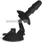 Кріплення для душу Vac - U - Lock Deluxe Suction Cup Plug 3 Accessory, чорне - Фото №1