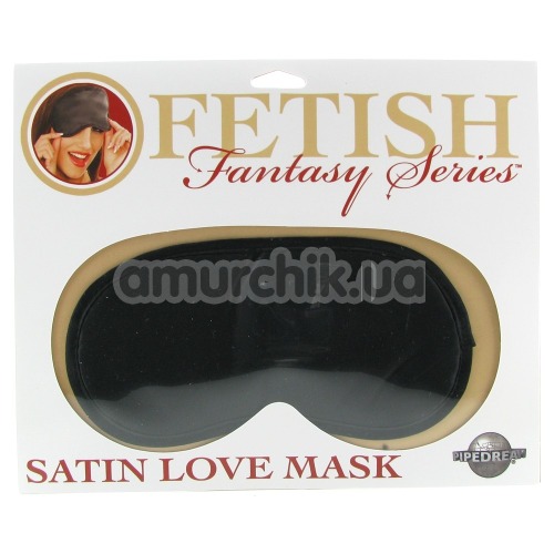 Маска на глаза Satin Love Mask, черная