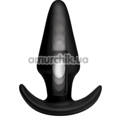 Анальная пробка с толчками ThumpIt 7X Large Thumping Anal Plug, черная - Фото №1