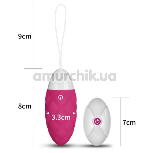 Віброяйце Lovetoy IJoy Wireless Rechargeable Remote Control Egg, рожеве