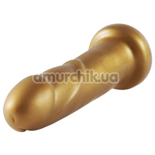 Фаллоимитатор-насадка Hismith Golden Silicone Dildo 6.8, золотой