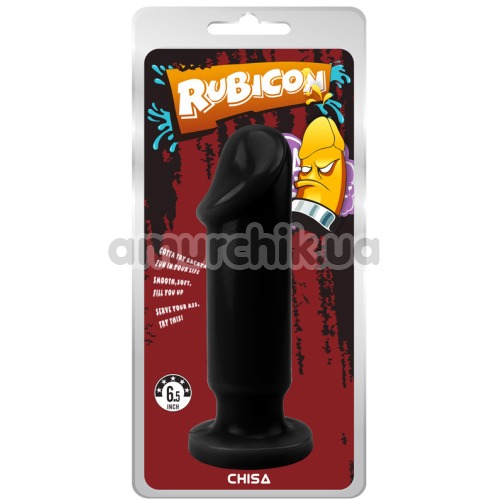 Анальна пробка Rubicon Evil Dildo Plug L, чорна