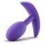 Анальная пробка Luxe Wearable Vibra Slim Plug Small, фиолетовая - Фото №4