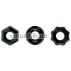 Набор из 3 эрекционных колец Renegade Chubbies Super Stretchable Rings, черный - Фото №1