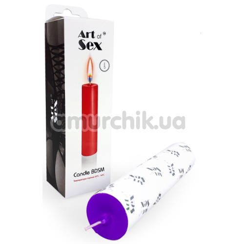 Свеча Art of Sex M, фиолетовая