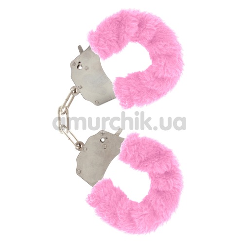 Наручники Furry Fun Cuffs, розовые - Фото №1