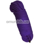Веревка для бондажа DS Fetish 20 M Metal, фиолетовая - Фото №1
