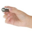 Вибропуля First-Class Bullet With Key Chain Pouch, серая - Фото №8