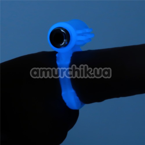 Виброкольцо для члена Lumino Play Vibrating Penis Ring LV343215, светящееся в темноте