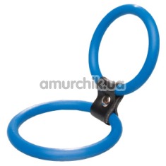 Набор эрекционных колец Menz Stuff Dual Rings, 2 шт голубые - Фото №1