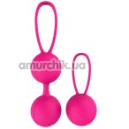 Набір вагінальних кульок Love Balls Duo Ball Set, рожевий - Фото №1