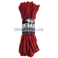 Веревка Feral Feelings Shibari 8м, красная - Фото №1