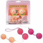Вагинальные шарики Jiggle Latex Orgasm Balls - телесные