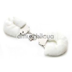 Наручники Furry Love Cuffs, білі - Фото №1