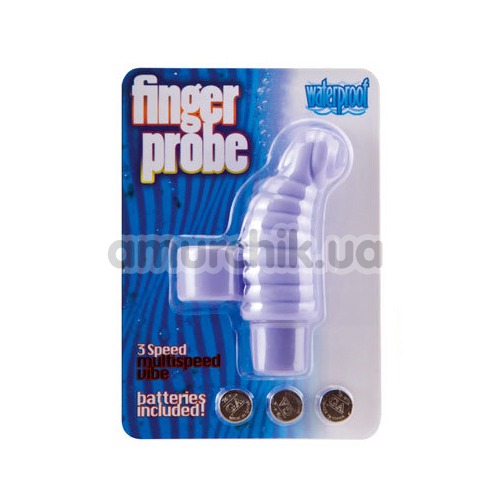 Вибронапалечник для стимуляции клитора Finger Probe, фиолетовый