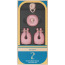 Зажимы на соски с ошейником Qingnan No.2 Vibrating Nipple Clamps And Choker Set, розовые - Фото №5