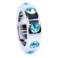Эрекционное кольцо с голубыми кристаллами Boss Series Metal Ring Diamonds Medium, серебряное - Фото №2