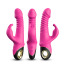 Вибратор с толчками и вращением головки Thrusting Vibrator Zing, розовый - Фото №4