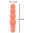 Вибратор Peachy Mini Beads Vibrator, оранжевый - Фото №5