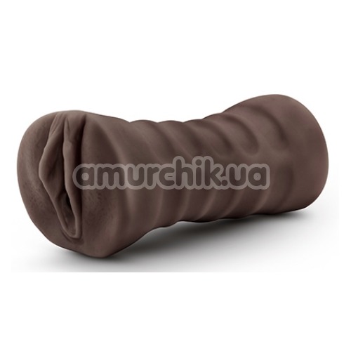 Искусственная вагина с вибрацией Hot Chocolate Brianna, коричневая