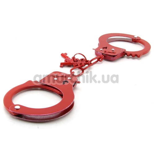 Наручники Anodized Cuffs, червоні
