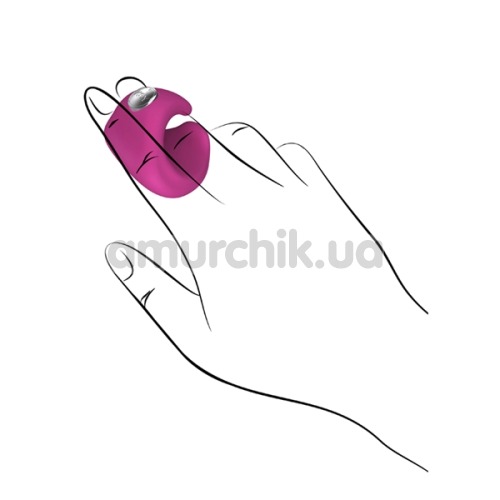 Вибронапалечник KEY Pyxis Finger Massager, розовый