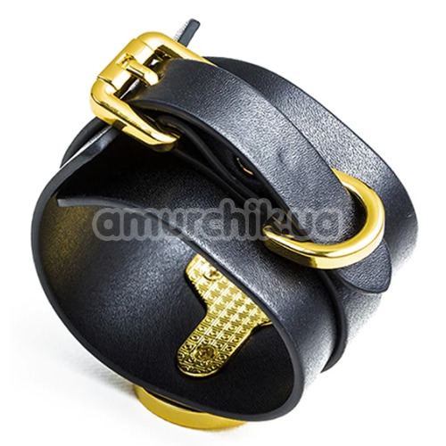 Фіксатори для рук Upko Leather Handcuffs S, чорні