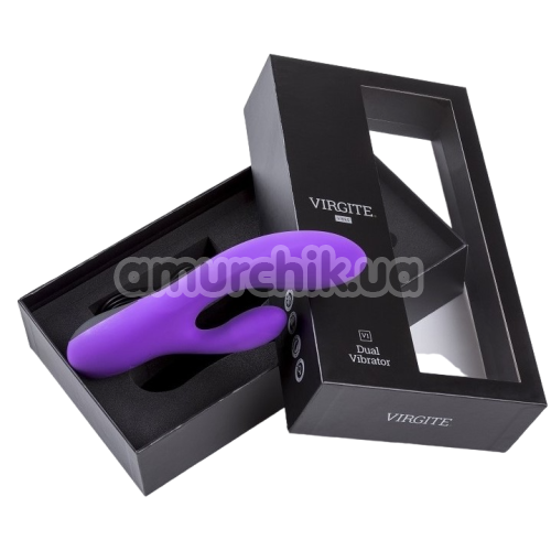 Вибратор Virgite Vibes Dual Vibrator V1, фиолетовый
