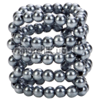 Ерекційне кільце Ultimate Stroker Beads, срібне - Фото №1