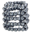 Эрекционное кольцо Ultimate Stroker Beads, серебряное - Фото №1
