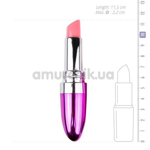 Клиторальный вибратор Lipstick Vibrator, розовый
