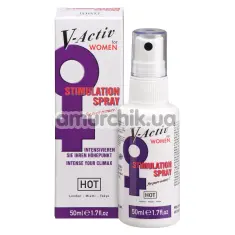 Стимулюючий спрей V-Activ Women Stimulation Spray, 50 мл - Фото №1