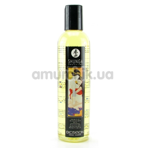 Массажное масло Shunga Erotic Massage Oil Exitation Orange - апельсин, 250 мл