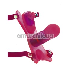 Вібратор-метелик Exhilarating Pleasure Cradle, рожевий - Фото №1