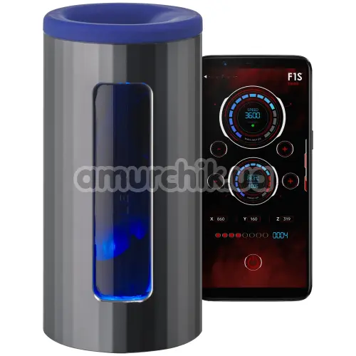 Мастурбатор Lelo F1s V2, синий - Фото №1