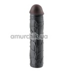 Насадка на пенис Fantasy X-tensions Mega 3 inch Extension, черная - Фото №1