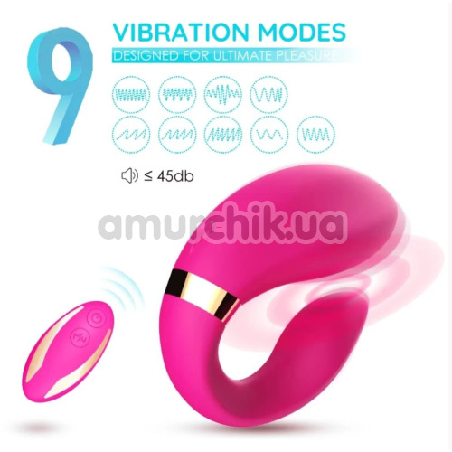 Вибратор Boss Series Couples Vibrator, розовый