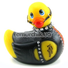 Кліторальний вібратор I Rub My Duckie Bondage Travel-Size, чорно-жовтий - Фото №1