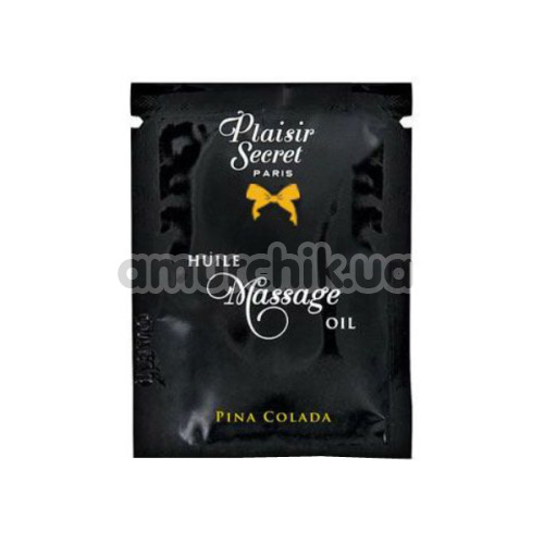 Масажна олія Plaisirs Secrets Paris Huile Massage Oil Pina Colada - Піна колада, 3 мл