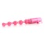 Анальная цепочка с вибрацией Pleasure Beads розовая - Фото №3