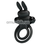Виброкольцо Pretty Love Vibrant Penis Ring III, черное - Фото №1