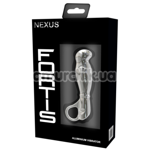 Вібростимулятор простати для чоловіків Nexus Fortis, срібний