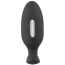 Анальная пробка с вибрацией и электростимуляцией XouXou Vibrating E-Stim Butt Plug, черная - Фото №3