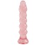Анальная пробка Crystal Jellies, 11 см розовая - Фото №1