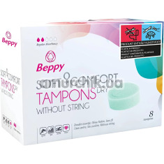 Набір тампонів Beppy Soft Comfort Tampons Dry Without String Regular Green - 8 шт - Фото №1