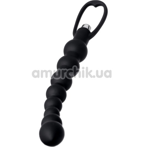 Анальний ланцюжок з вібрацією A - Toys Vibro Anal Beads 761304, чорна