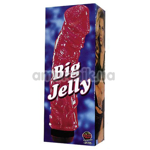 Вібратор Big Jelly рожевий