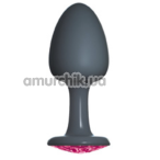 Анальная пробка Dorcel Geisha Plug Ruby XL, черная - Фото №1